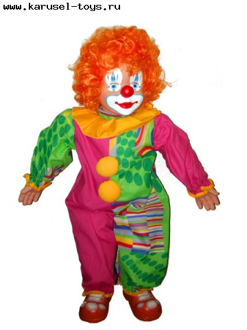 Кукла Клоун (мягкое тело, 69 см)