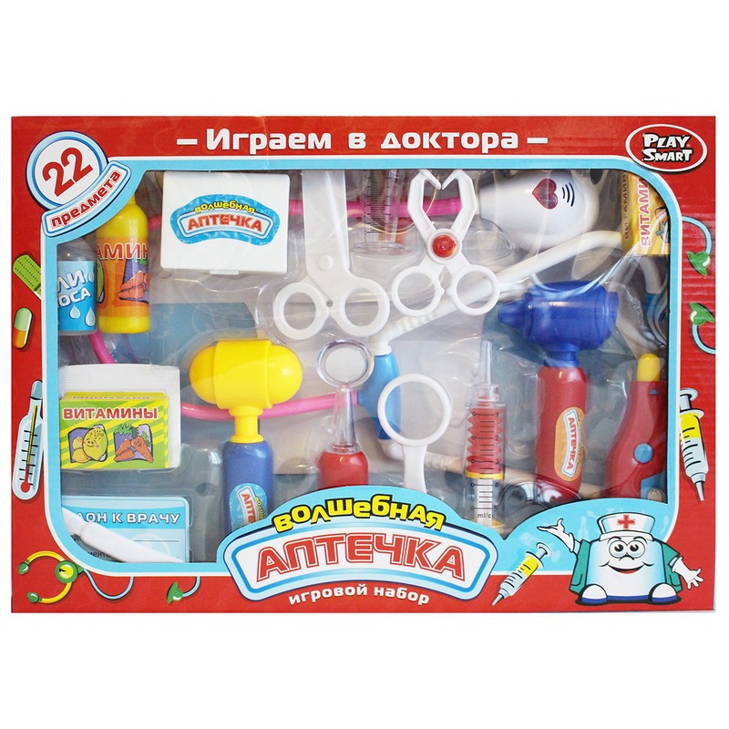 Набор доктора "Волшебная аптечка" (22 предмета)