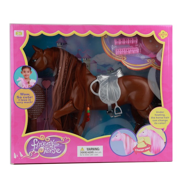 Лошадь для кукол (грива меняет цвет) 8011(24)