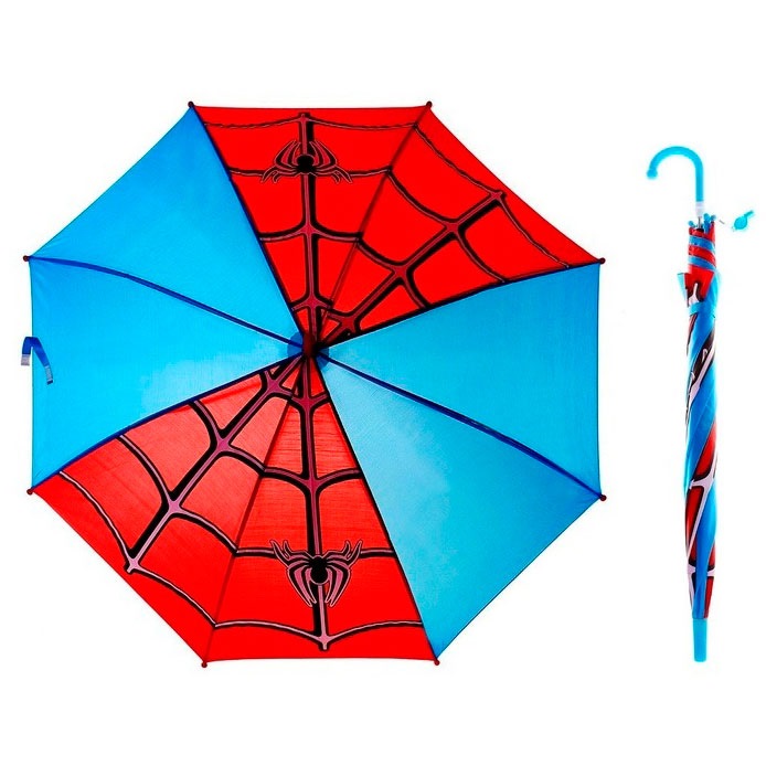 Зонт детский, полуавтомат, прозрачн. пленка "паутинка", 8 спиц 480969