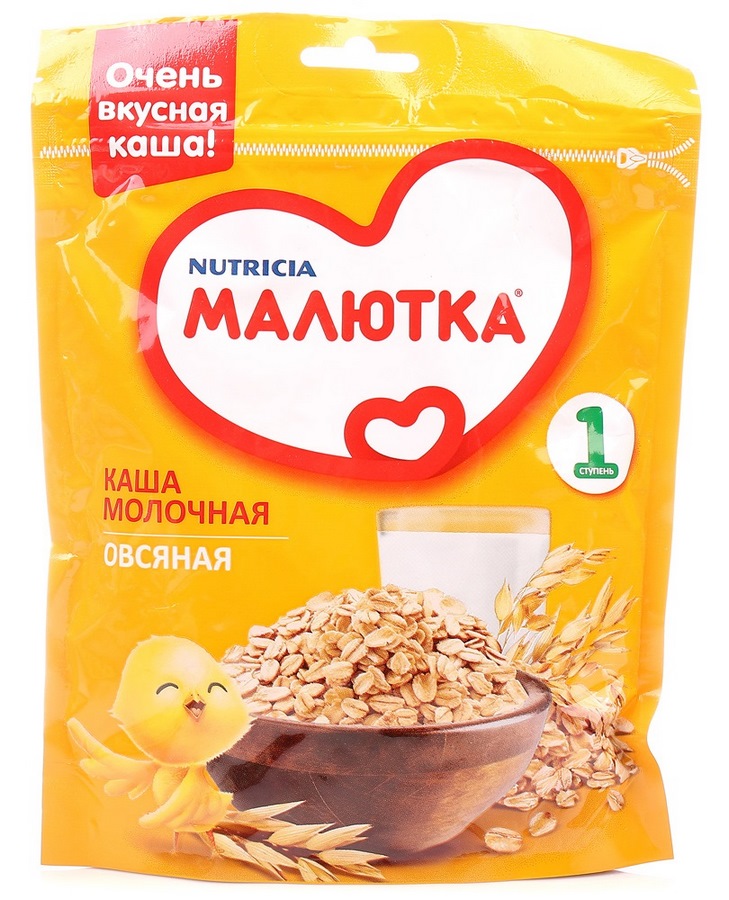 Молочная каша малютка кукурузная сухая 220г