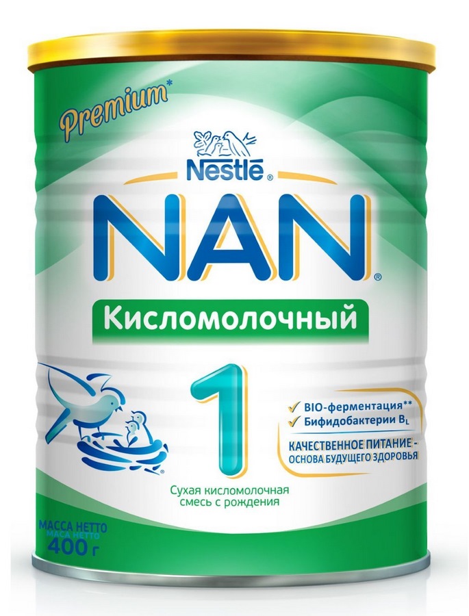 Молочная смесь "Нан 1" кисломолочная (400 г.)