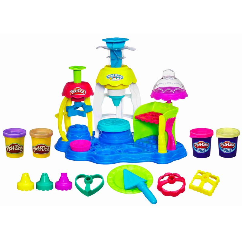 Набор Play-Doh "Фабрика пирожных" (пластилин, 4 баночки, 170 г.)