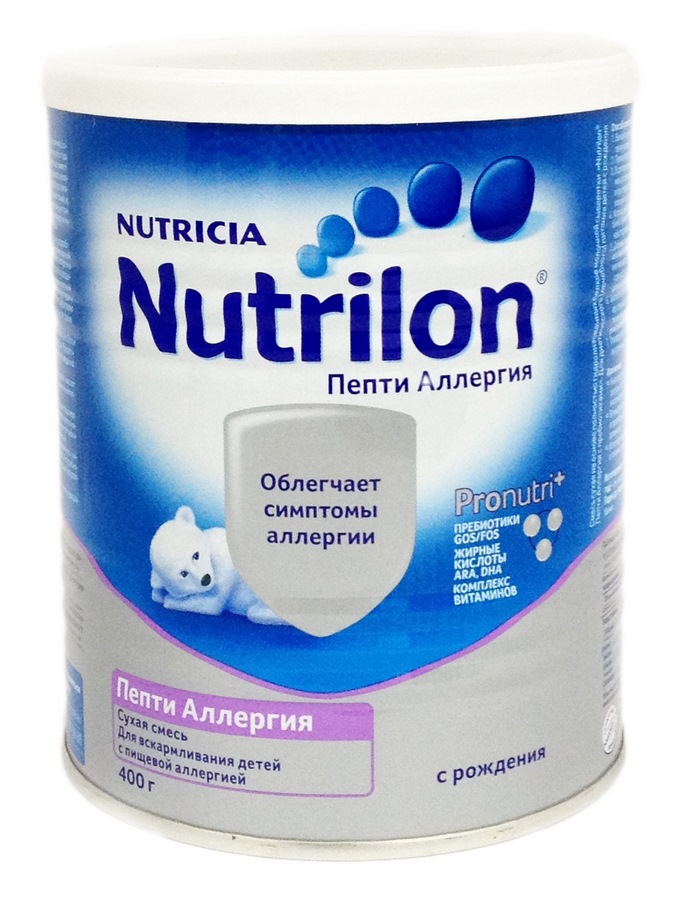 Молочная смесь "Нутрилон" Пепти аллергия с пребиотиками (0-12 месяцев, 400 г.)
