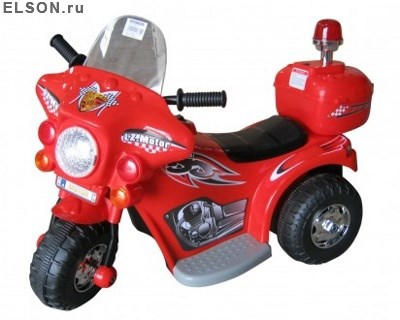 Мотоцикл Jinjianfeng от 3-8 лет (красный, 82х37х53 см, 6v)