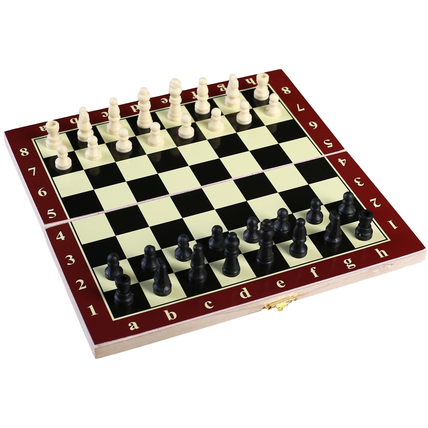 Настольная игра "Шахматы" (дерево, 24х24 см)
