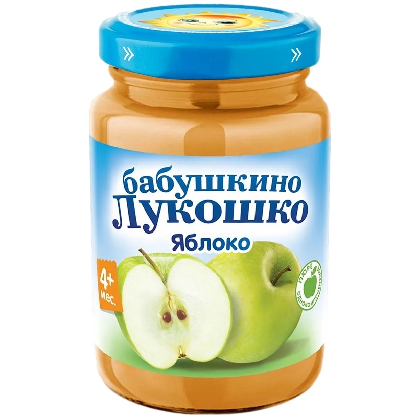 Пюре "Бабушкино лукошко" яблоко (200 г.)