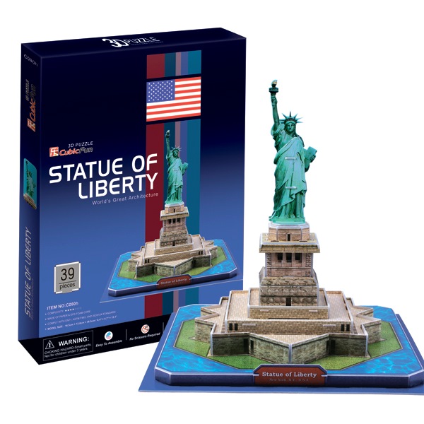 3D-пазл "Статуя свободы" (США, 39 дет)