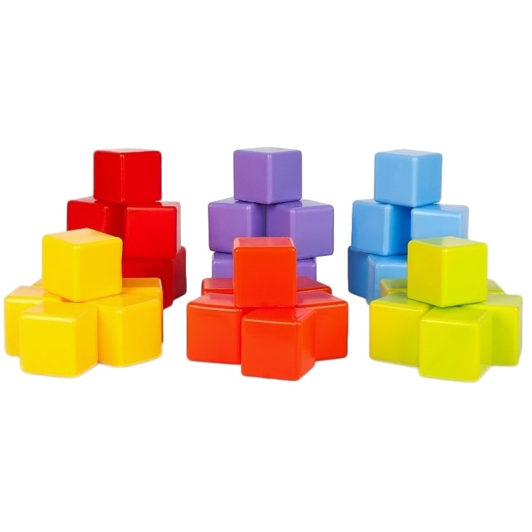 Кубики (пластик, 36 шт)