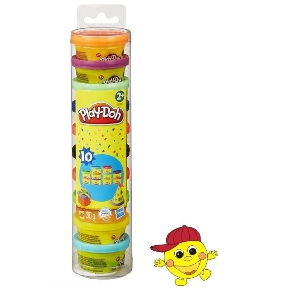 Набор Play-Doh "Для праздника" (пластилин, 10 мини-баночек, 283 г)