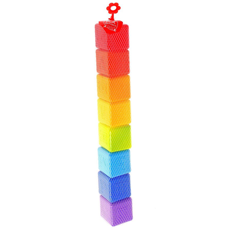 Кубики радуга (8 шт)