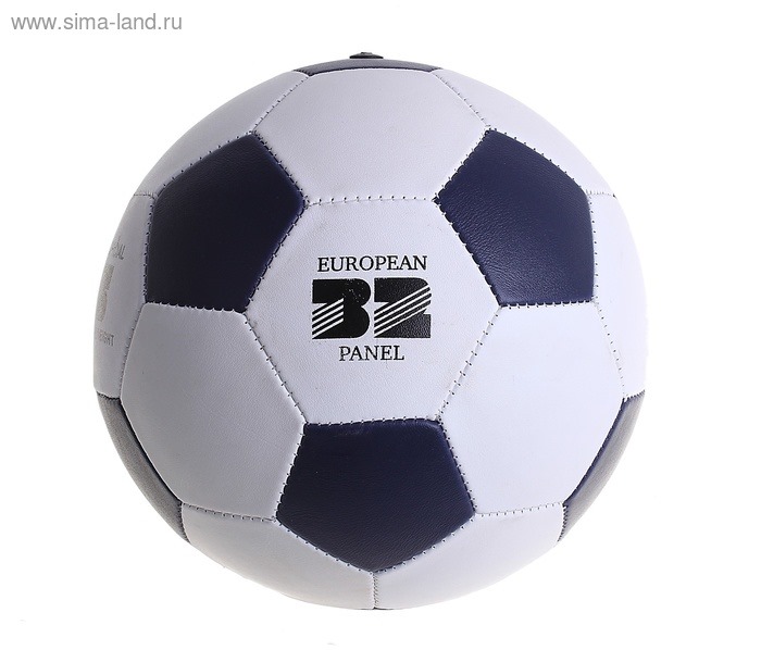 Мяч футбольный №5 32 к/з 2 слоя pvc 200гр цвета микс в пак 442944