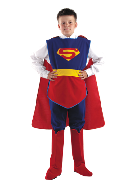 Карнавальный костюм "Супермен" (сине-красный, р. 122 см)