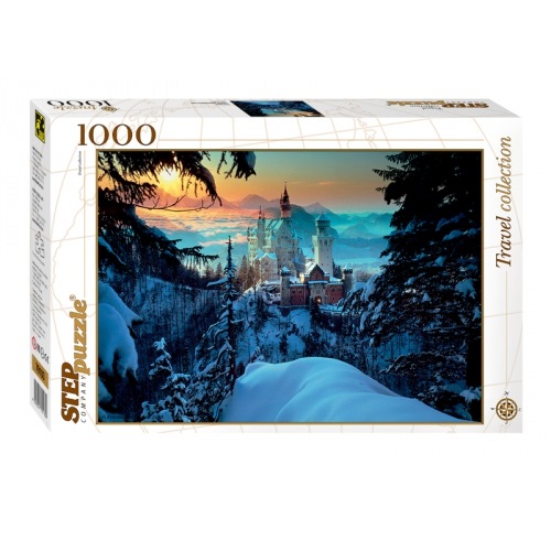 Пазлы "Бавария. Замок Нойшванштайн" (1000 эл.)