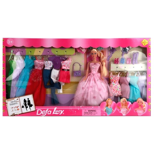 Кукла с набором платьев (29 см)