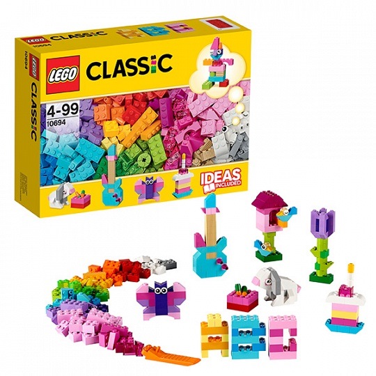 Лего Классика "Дополнение к набору для творчества–пастельные цвета" (303 дет.)