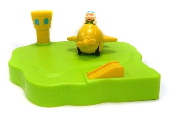 Заводная игрушка для ванной "Плавающий аэродром"