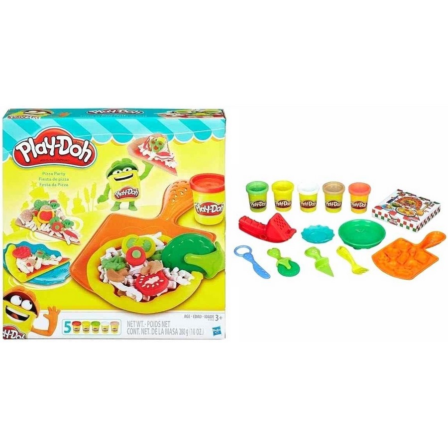 Набор Play-Doh "Пицца" (пластилин, 5 баночек, 280 г)