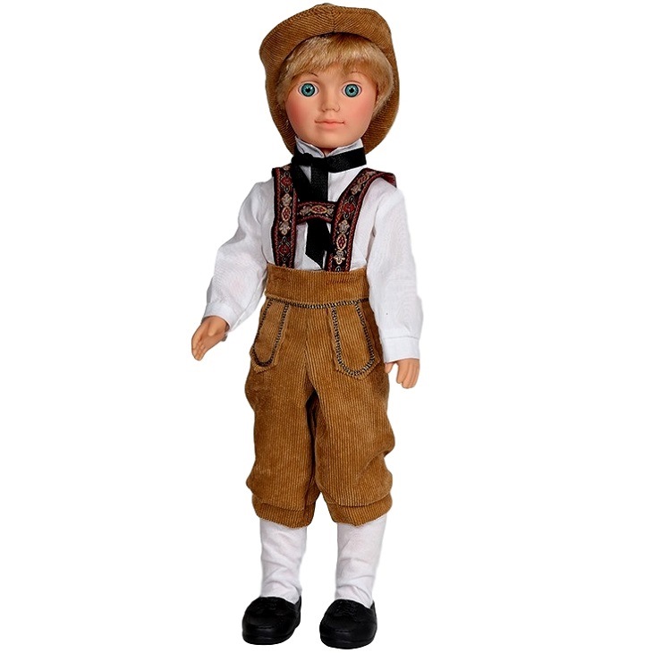 Кукла Александр в баварском костюме (Весна, 42 см)