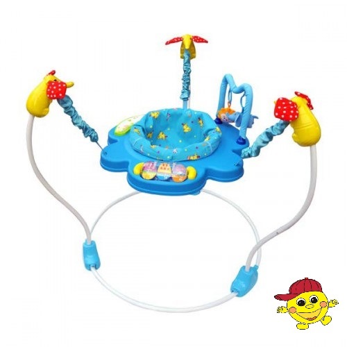 Прыгунки с игрушками La-di-da (сиденье вращается на 360, звук, 65х18х61 см)
