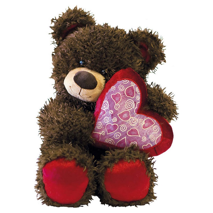 Мягкая игрушка Фэнси "Медвежонок Чиба с сердцем" (28 см)