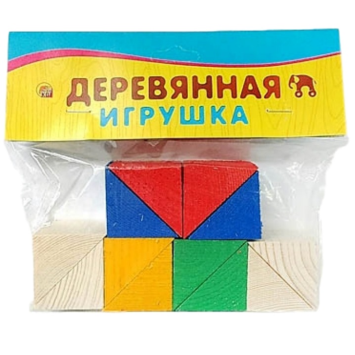 Деревянная игрушка. развивающий набор "12 треугольников" (арт. нр-0148)
