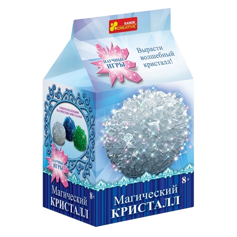Научные игры (мини), "волшебный кристалл (белый)"