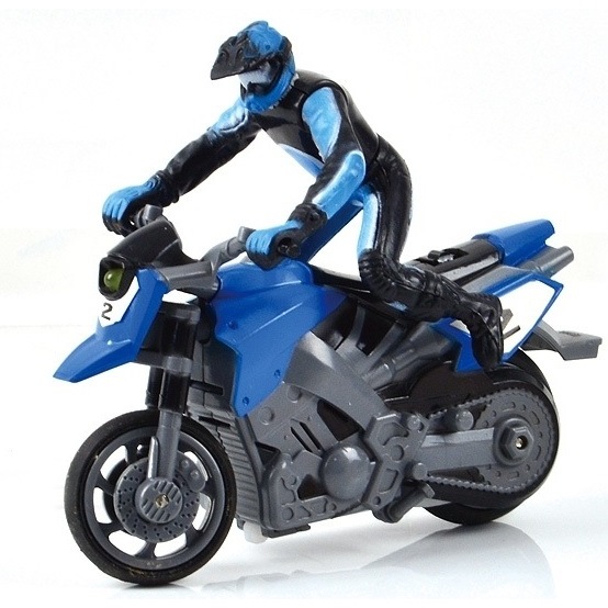 Мотоцикл и/к mioshi tech "спидвей" (9 см, трюки, свет, фигурка, usb кабель, бат., в ассорт.) 