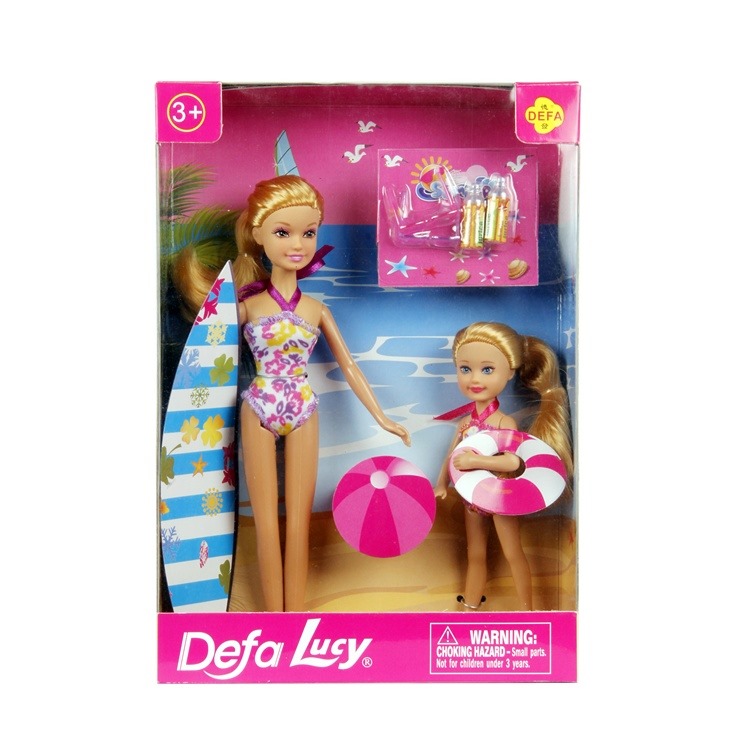 Кукла "Дефа Люси" На пляже (22.5 см, 14 см)