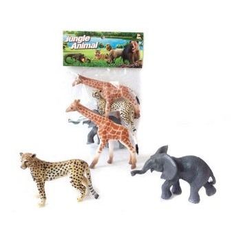 Набор диких животых Jungle animal (8 см, 3 шт.)
