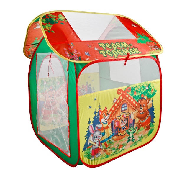 Палатка детская игровая "теремок", 83х80х105см, в сумке Играем вместе в кор.24шт GFАТЕRЕМR