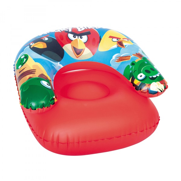 Кресло детское надувное Bestway Angry Birds (76х76 см) 96106
