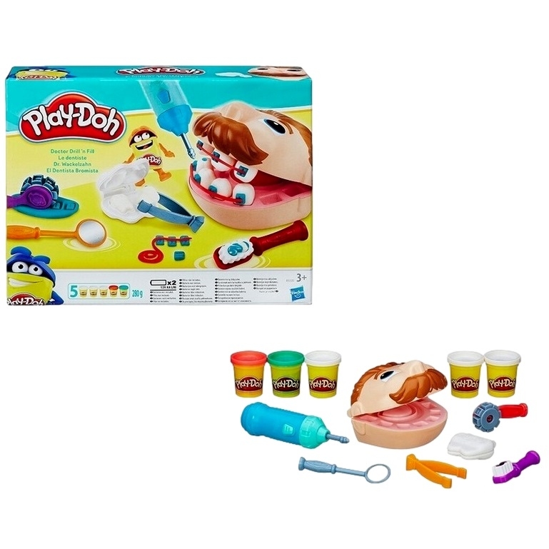 Набор Play-Doh "Мистер зубастик" (5 баночек, 280 г.)