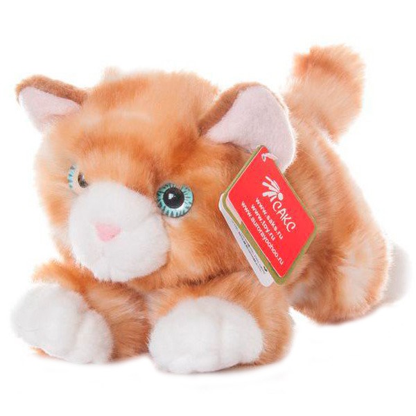 Мягкая игрушка Aurora "Котик рыжий" (22 см)