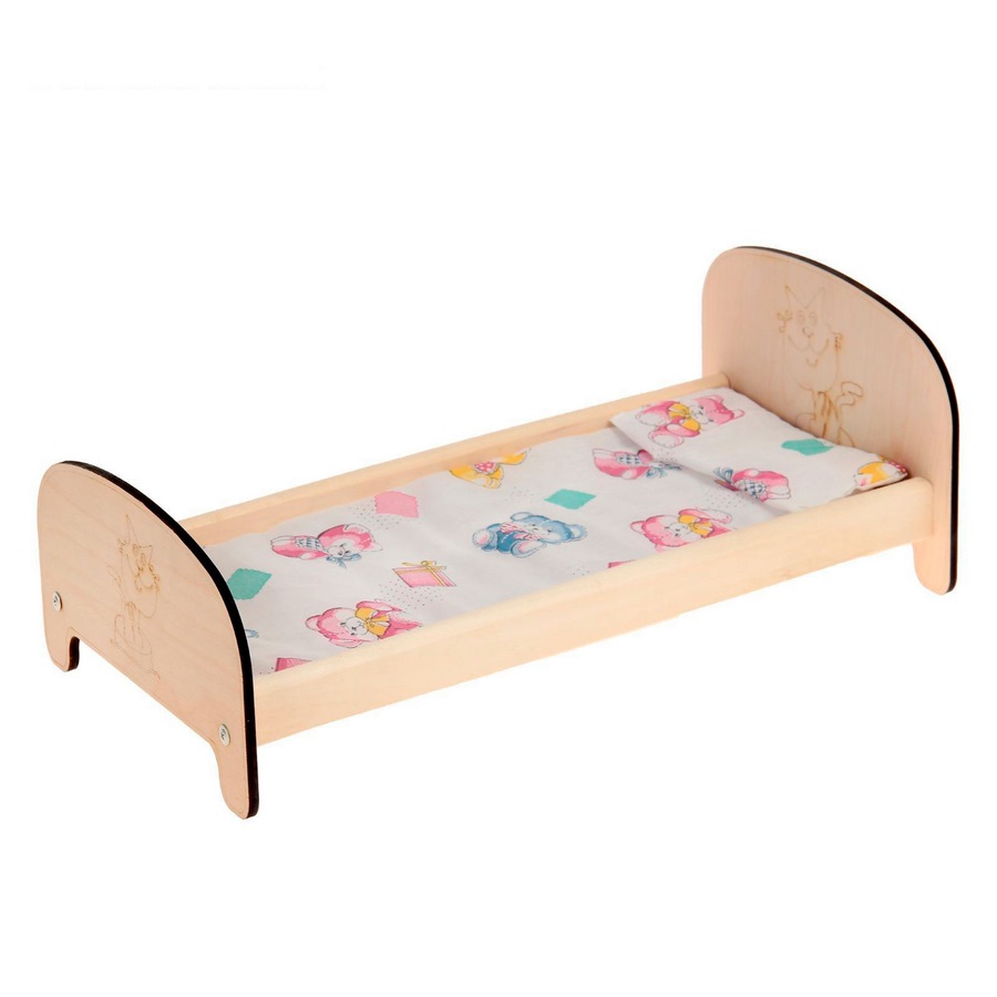 Мебель для кукол кровать классическая №2