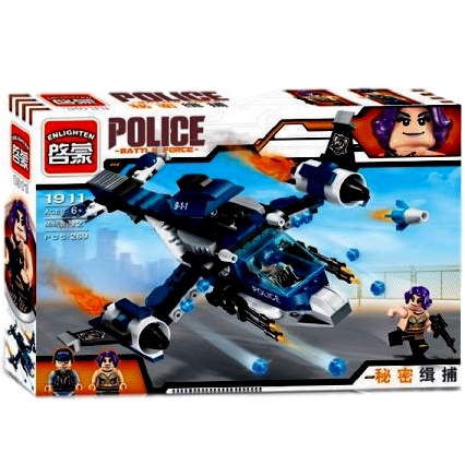 Конструктор Brick "Самолет Полиция" (275 дет.)