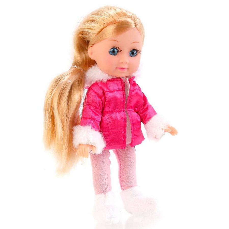 Кукла "Карапуз" Машенька (15 см, звук, в зимней одежде)