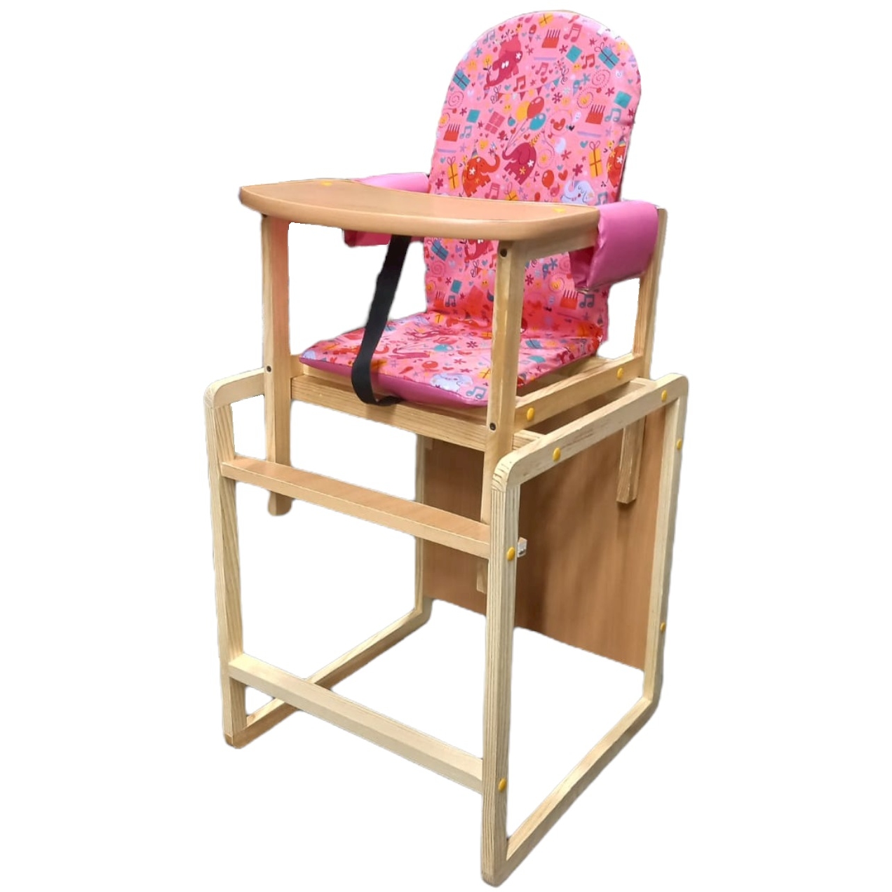 Стол-стул для кормления трансформер Бутуз розовый стд0206