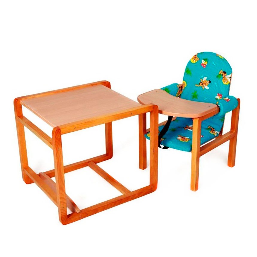 Стол-стул для кормления "Бутуз" (голубой) СТД0203