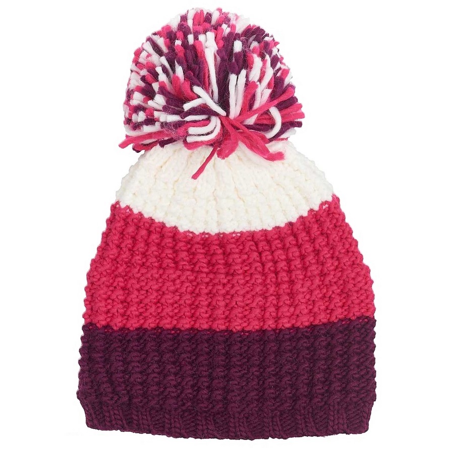 Головной убор детский (шапка) арт C-82654-56, бордово-розовый (54-56, бордово-розовый)