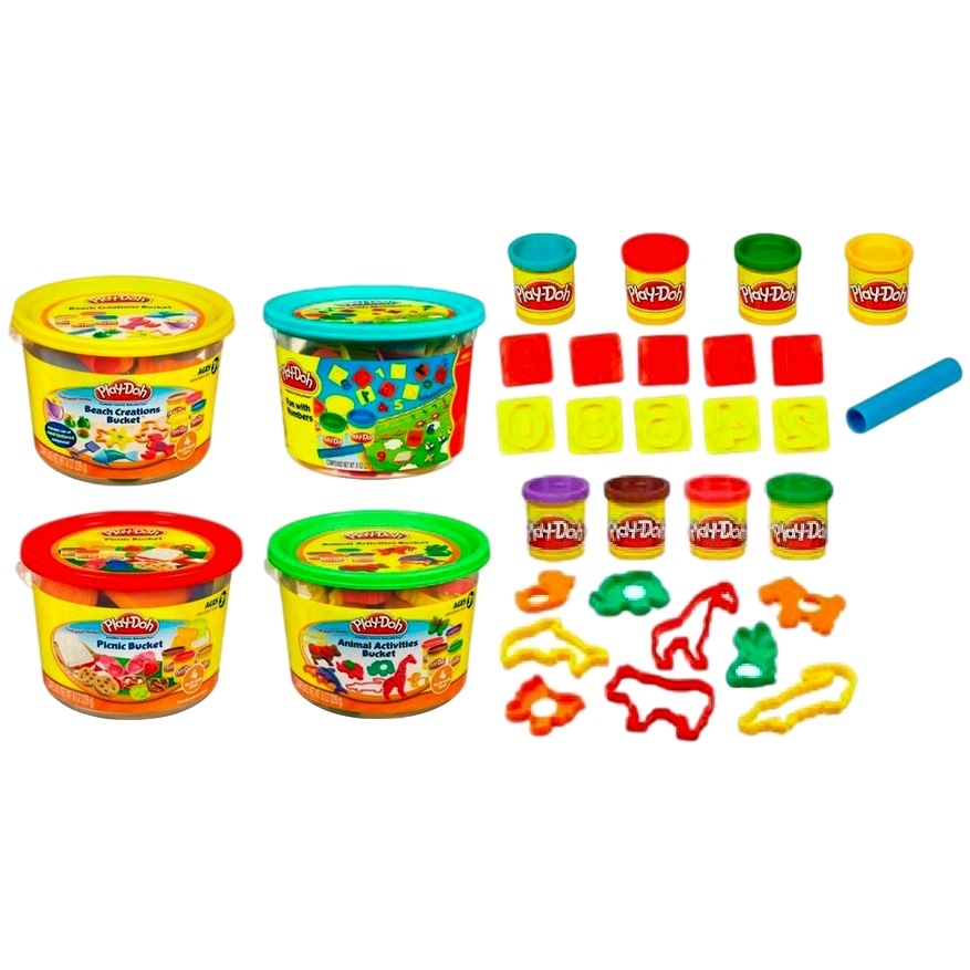 Набор Play-Doh "Ведёрочко" (пластилин, 212 г)