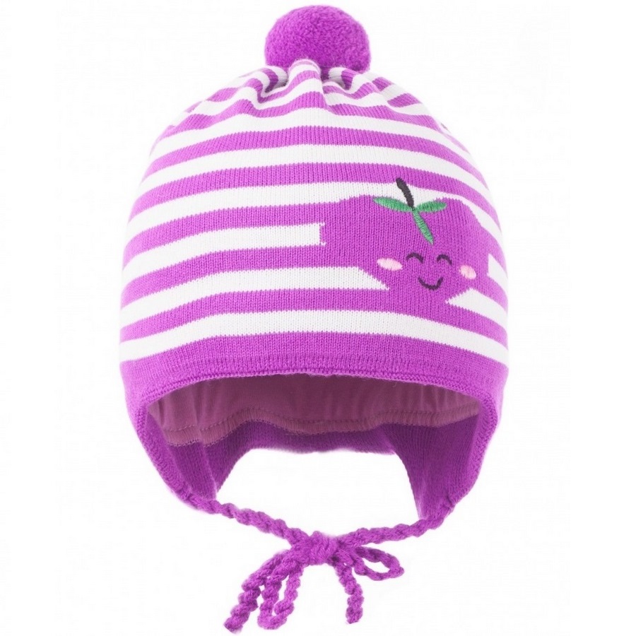 Головной убор детский (шапка) арт Cd-85544-46, фиолетовый (44-46, фиолетовый)