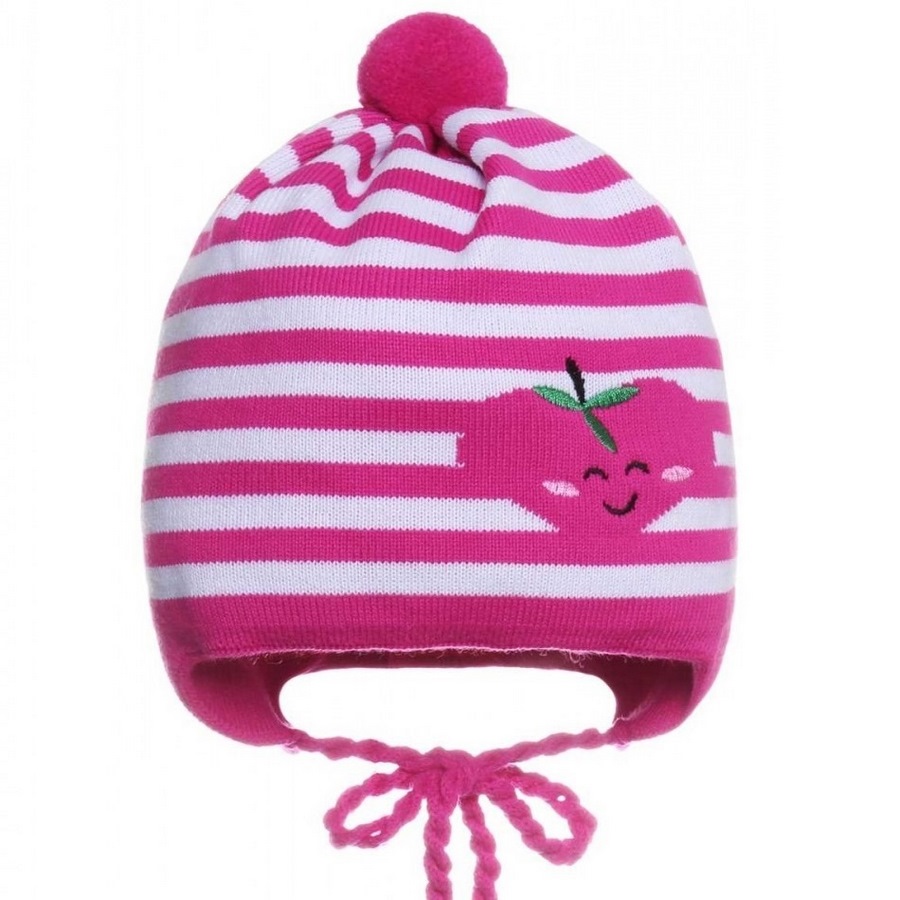 Головной убор детский (шапка) арт Cd-85540-42, ярко-розовый (40-42, ярко-розовый)