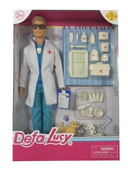 Кукла "Дефа Люси" Доктор-мужчина (23 предмета, 29 см)