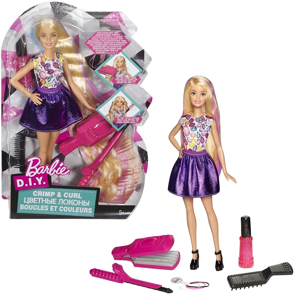 Barbie® игровой набор «цветные локоны»dwk49