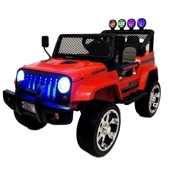 Электромобиль Jeep T008TT от 1-8 лет (красный)