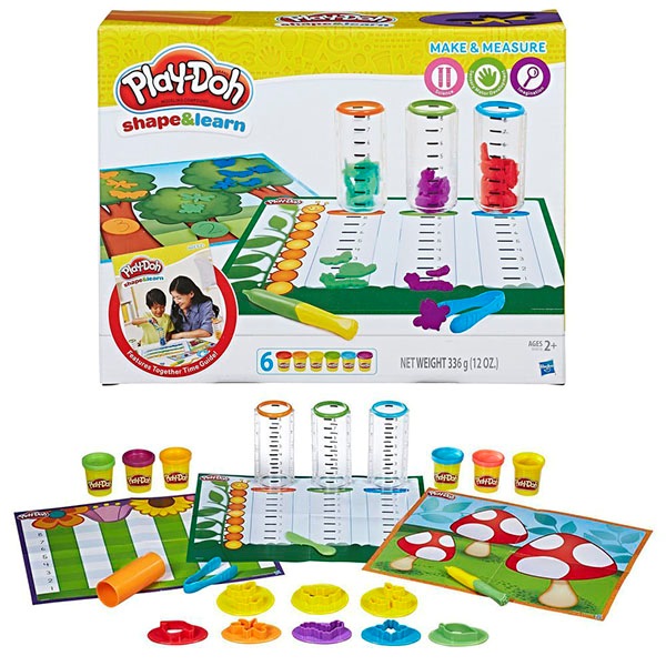 Набор Play-Doh "Сделай и измерь" (пластилин, 6 баночек, 336 г)