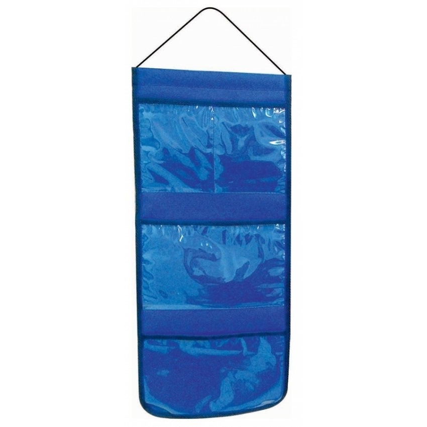 Ирбис кармашек в шкафчик для детского сада синий