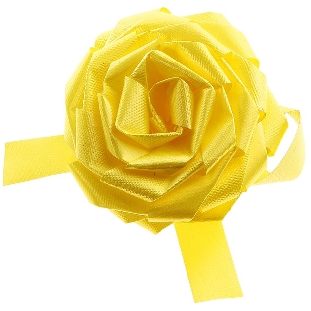 Бант-роза №8,5 жёлтый 831638