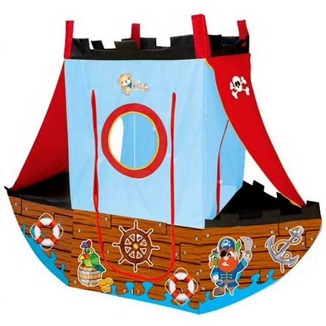 Палатка игровая пиратский корабль, 170*70*135 см, сумка